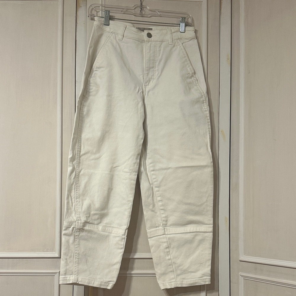 Everlane Cream Ankle Pants